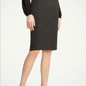 Ann Taylor Grey tweed Pencil Skirt